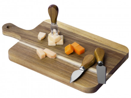 Набор для сыра из акации Parmesan (Р)