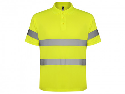 Поло Polaris мужское, неоновый желтый