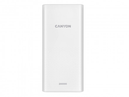 Портативный аккумулятор Canyon PB-2001 (CNE-CPB2001W), белый