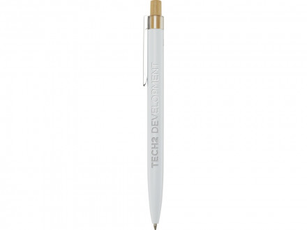 Nooshin шариковая ручка из переработанного алюминия, черные чернила - Белый