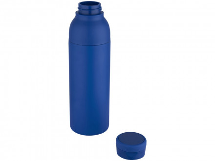 Illuminate бутылка-термос для воды с двойными стенками объемом 650 мл из переработанной нержавеющей стали, сертифицированной по стандарту RCS - Ярко-синий