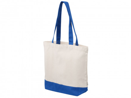 Сумка для шоппинга Cotton из переработанного хлопка 280 г, синий