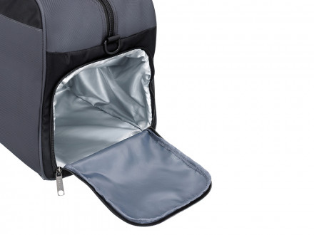 Сумка спортивная TORBER, серый, полиэстер, 57 х 28 х 30 см