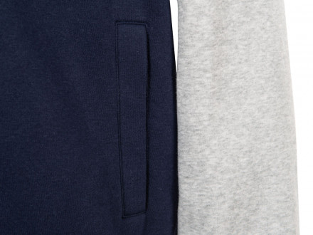 Бомбер Oxford, темно-синий/серый меланж, унисекс