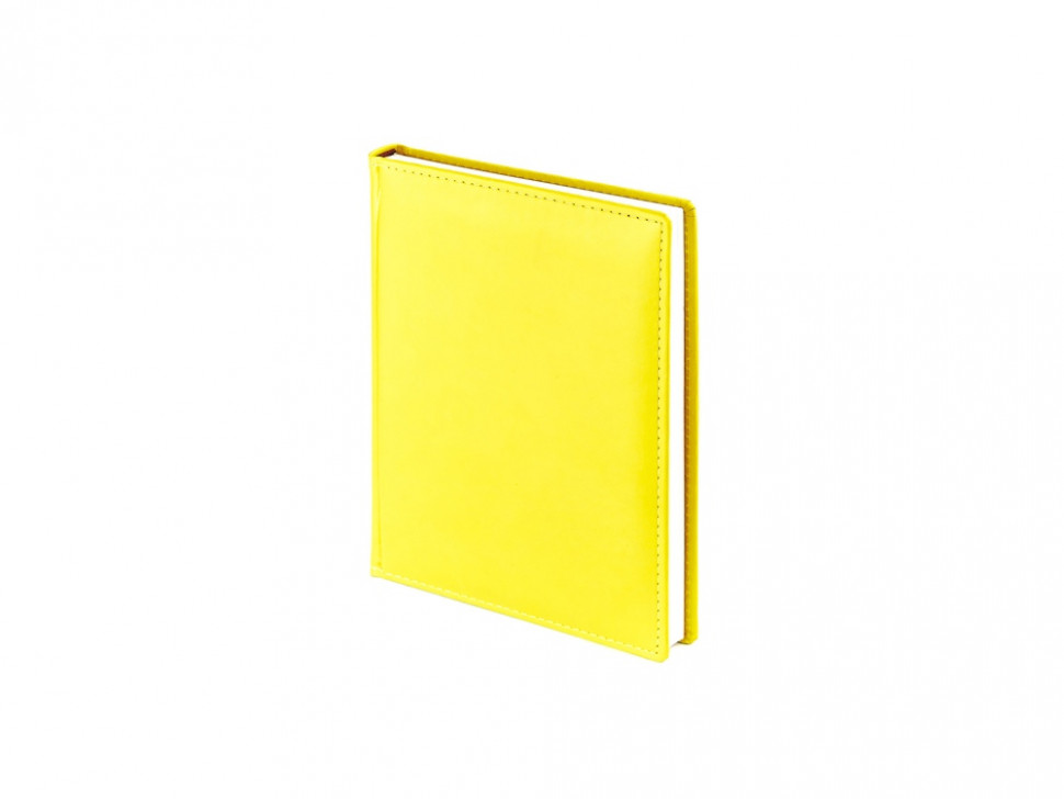 Ежедневник недатированный А6+ Velvet, желтый
