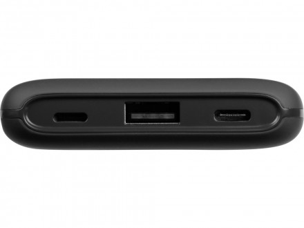 Внешний беспроводной аккумулятор с подсветкой лого Reserve X v.2, 8000 mAh, ярко-черный