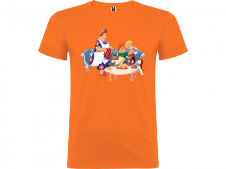 Футболка Карлсон мужская, оранжевый