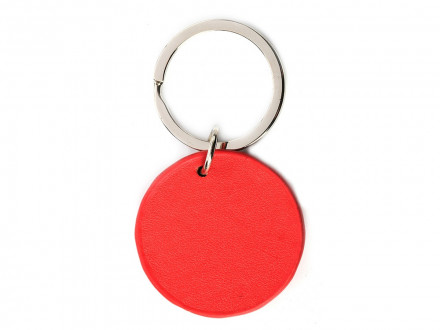 Брелок Корал-Спрингс, красный/серебристый