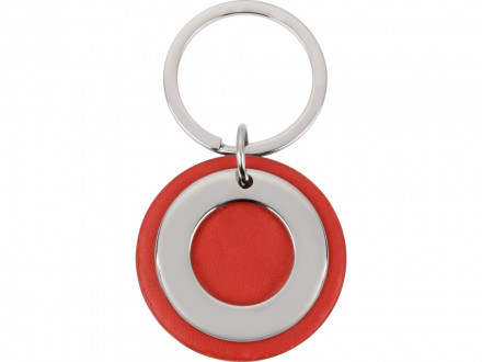 Брелок Корал-Спрингс, красный/серебристый