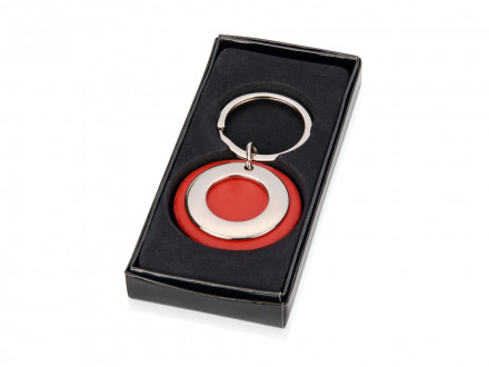 Брелок Корал-Спрингс, красный/серебристый