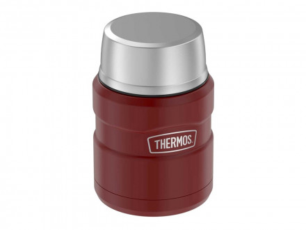 Термос из нерж. стали с ложкой тм THERMOS SK3000 MRR 0,47L