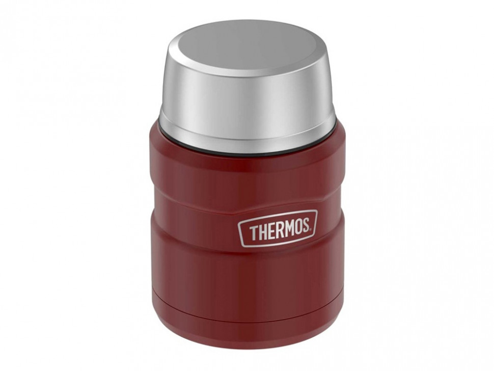 Термос из нерж. стали с ложкой тм THERMOS SK3000 MRR 0,47L