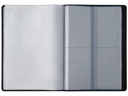 Органайзер Favor 2.0 для семейных документов на 4 комплекта документов, формат А4, черный