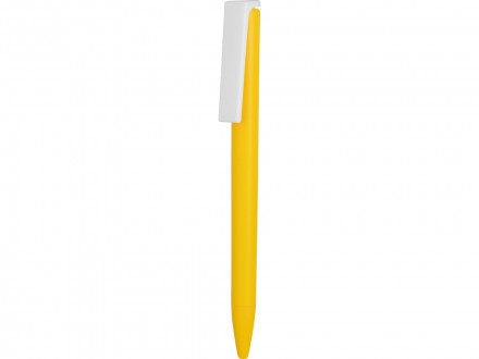 Ручка пластиковая шариковая Fillip, желтый/белый