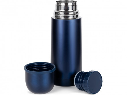 Термос Relaxika 101 (0,35 литра), темно-синий (без лого)