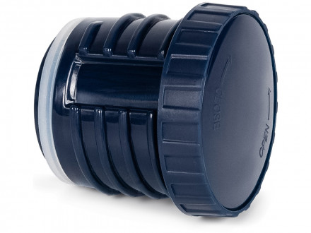 Термос Relaxika 101 (0,35 литра), темно-синий (без лого)