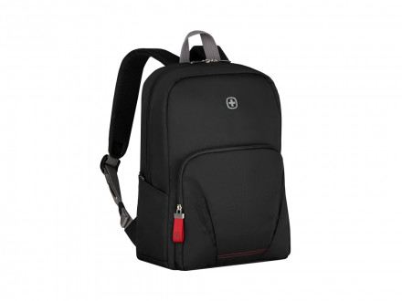 Рюкзак WENGER Motion 15.6, черный, нейлон, 31x17x42 см, 20 л