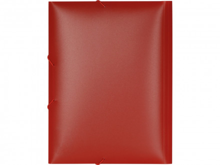 Папка формата А4 на резинке, красный
