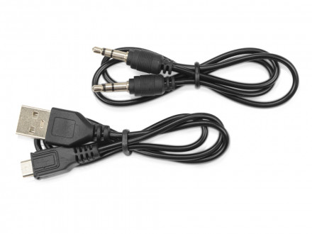 Портативная колонка Cube с подсветкой, синий