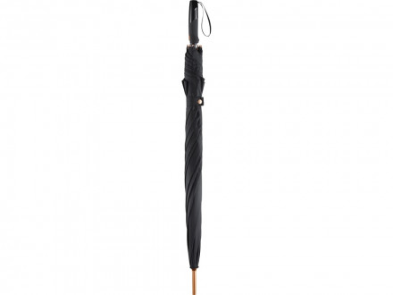Зонт-трость 7399 Alugolf полуавтомат, черный/медный