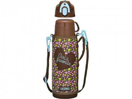 Термос из нерж. стали тм THERMOS FFR-1004 WF 1L, коричневый