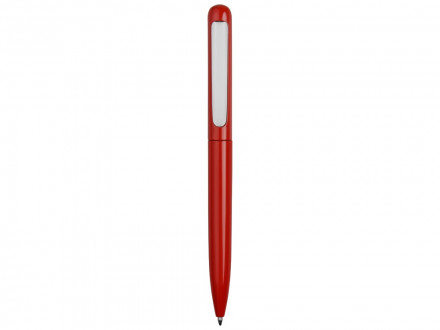 Ручка металлическая шариковая Skate, красный/серебристый