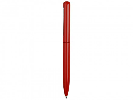 Ручка металлическая шариковая Skate, красный/серебристый