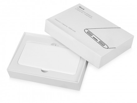 Портативное зарядное устройство Blank с USB Type-C, 5000 mAh, белый