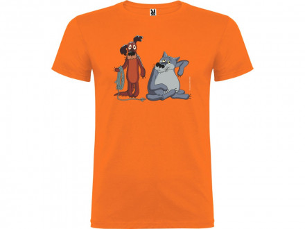 Футболка Жил-был Пес детская, оранжевый