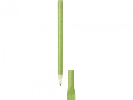 Ручка шариковая из пшеницы и пластика Plant, зеленый