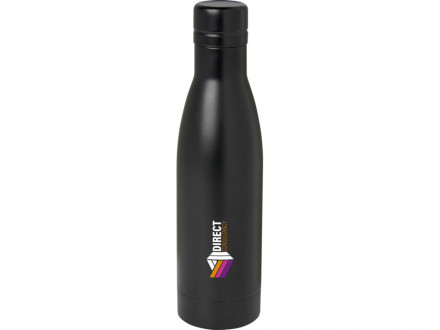 Бутылка с вакуумной изоляцией Vasa объемом 500 мл, сплошной черный