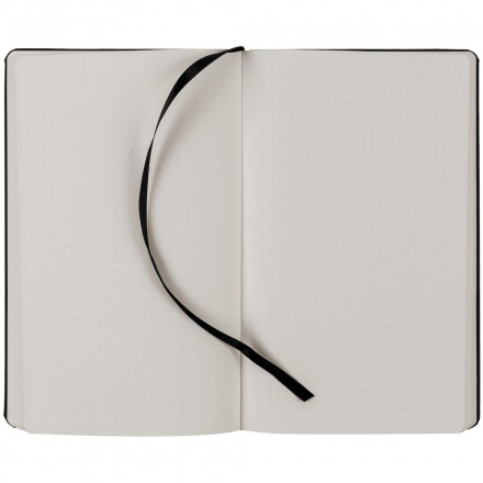 Блокнот Magnet Chrome с ручкой, черно-розовый