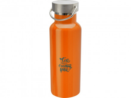 Бутылка для воды Thor из нержавеющей стали, сертифицированной по стандарту RCS, оранжевый