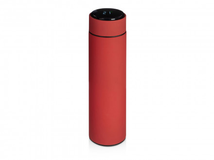 Вакуумный термос Module X с индикатором температуры, 500 мл, тубус, красный (Р)