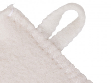 Рукавица для бани и сауны Healing, белый