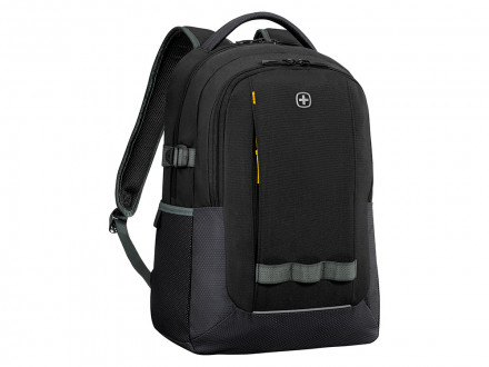 Рюкзак WENGER Ryde 16, черный, полиэстер, 32 x 21 x 47 см, 26 л
