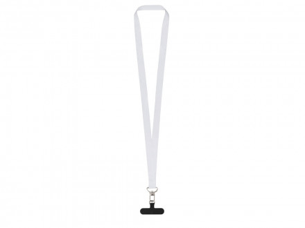 Ланъярд 2,5 см под сублимацию с трендовым карабином и узким держателем для телефона из ПЭ