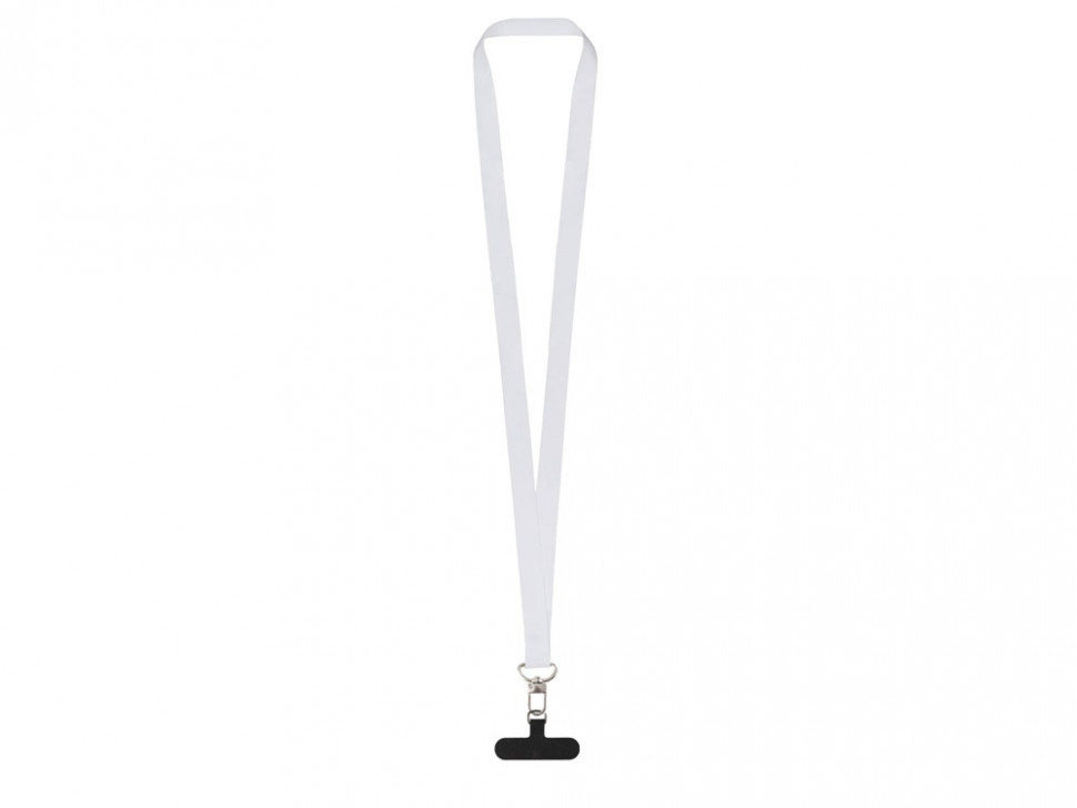 Ланъярд 2,5 см под сублимацию с трендовым карабином и узким держателем для телефона из ПЭ