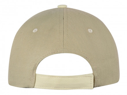 Бейсболка New Castle F 6-ти панельная, оливковый/натуральный