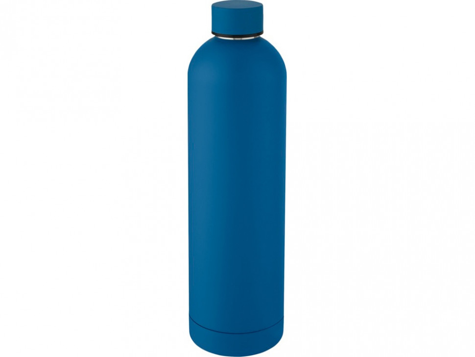 Spring Медная спортивная бутылка объемом 1 л с вакуумной изоляцией , tech blue