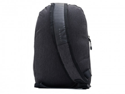 Рюкзак с одним плечевым ремнем BUGATTI Universum, графитовый, полиэстер меланж/тарпаулин, 23х9х35 см