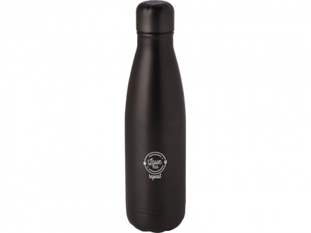 Бутылка Cove из переработанной нержавеющей стали, с вакуумной изоляцией, 500мл - Титановый