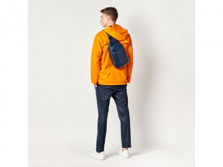 Сумка-слинг, Piquadro Blue Square, темно-синий