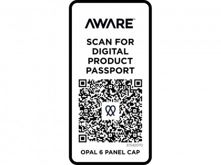 Opal с 6 панелями Aware™ кепка из переработанных материалов - Oatmeal