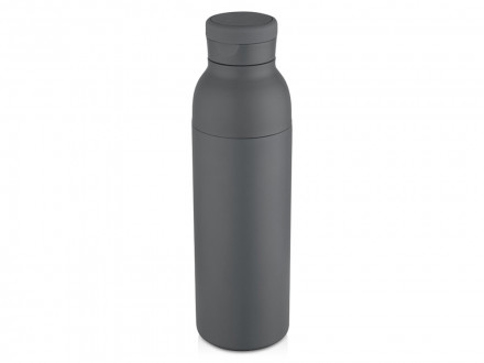 Illuminate бутылка-термос для воды с двойными стенками объемом 650 мл из переработанной нержавеющей стали, сертифицированной по стандарту RCS - Twilight Grey