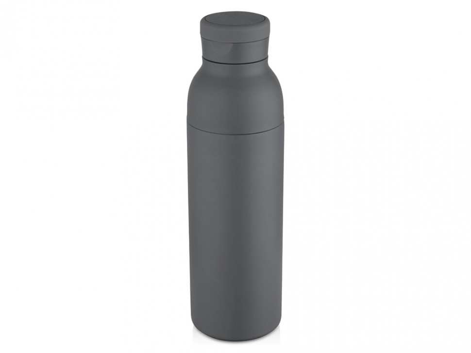 Illuminate бутылка-термос для воды с двойными стенками объемом 650 мл из переработанной нержавеющей стали, сертифицированной по стандарту RCS - Twilight Grey