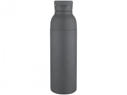 Illuminate бутылка-термос для воды с двойными стенками объемом 650 мл из переработанной нержавеющей стали, сертифицированной по стандарту RCS - Twilight Grey