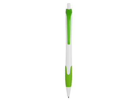 Ручка шариковая Santa Monica, белый/зеленый, черные чернила