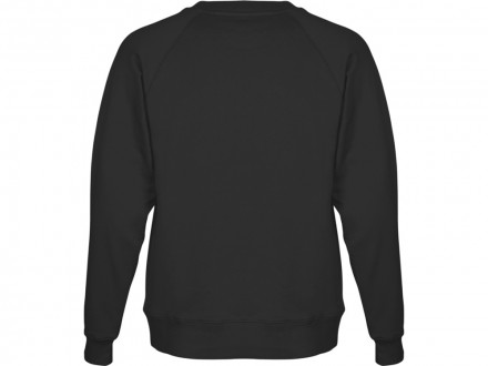 Свитшот оверсайз с рукавом реглан Belgrade, унисекс, черный