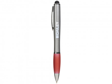 Nash серебряная ручка с цветным элементом, красный